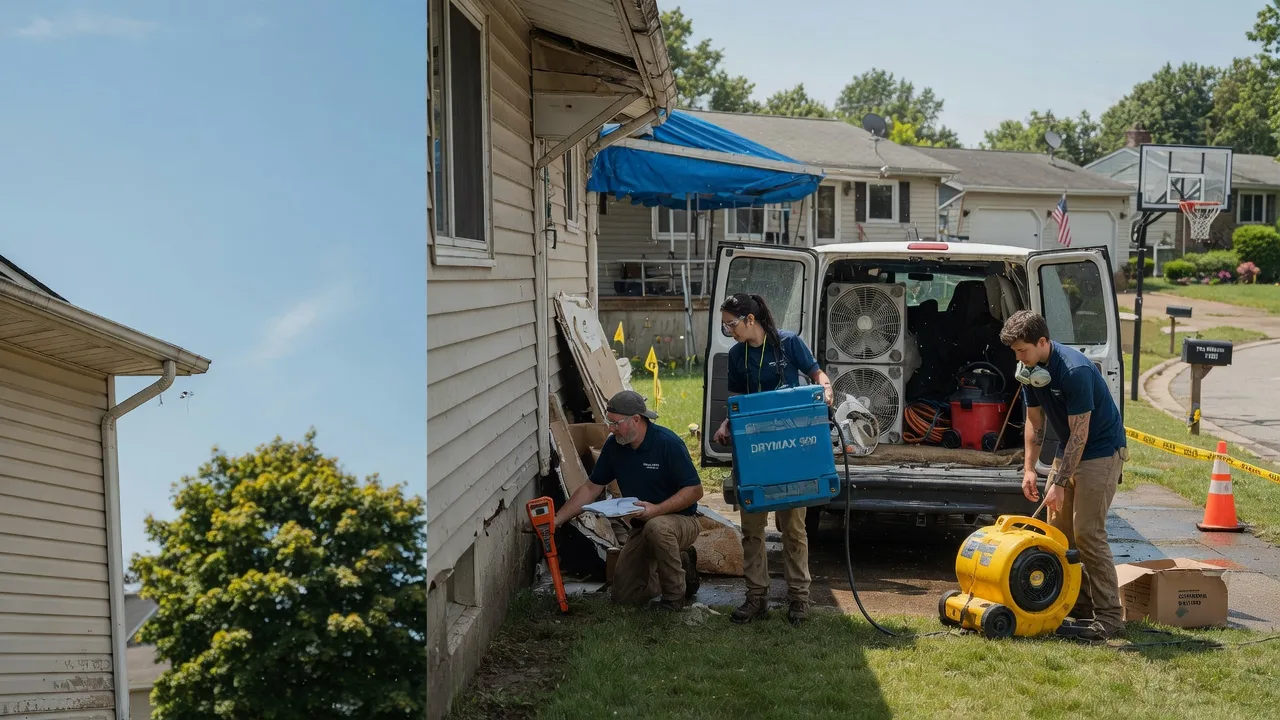 Ceiling Leak Cleanup in Knox, PA near me